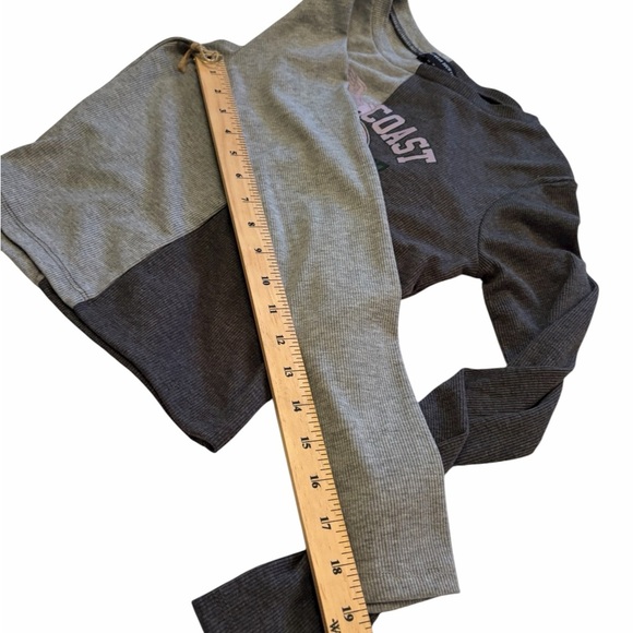 Streetwear Society Graphic Pullover Long Sleeves Gray/Green-Size Small - Picture 3 of 6